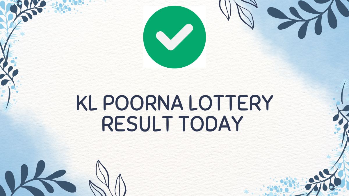 KL Poorna Lottery Result Today