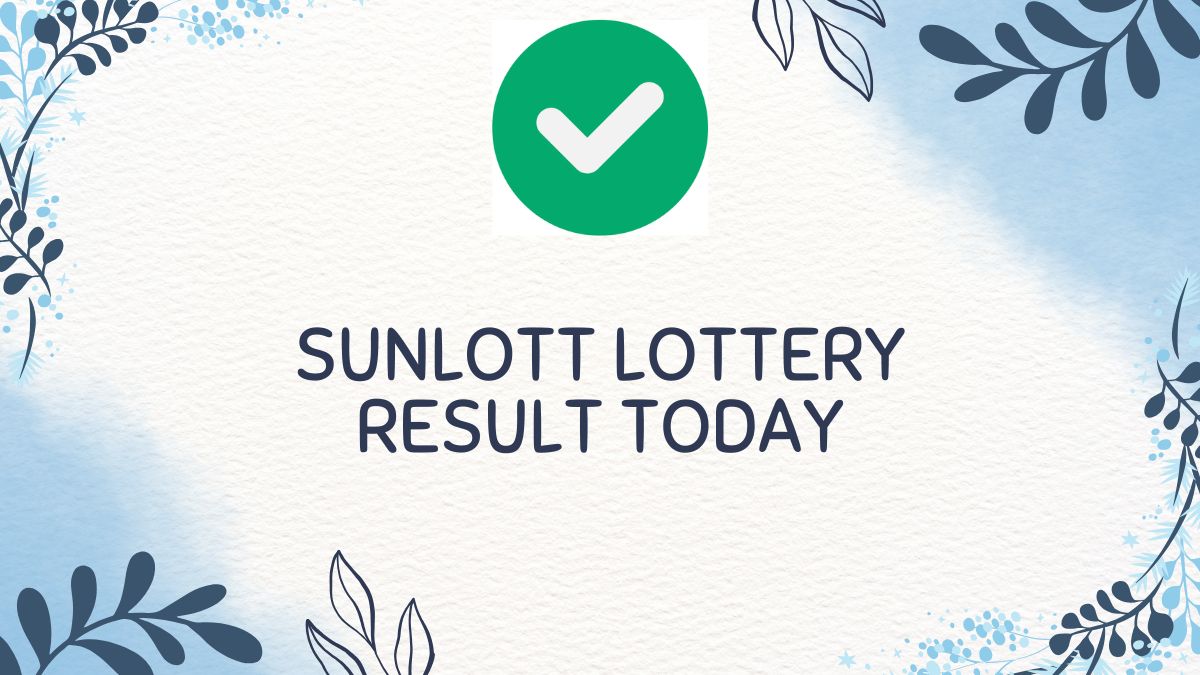 Sunlott Lottery Result Today